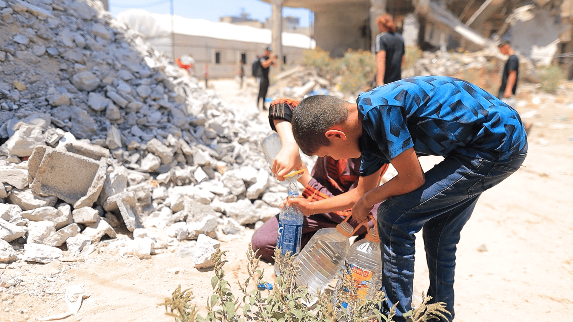Gaza Water Interview