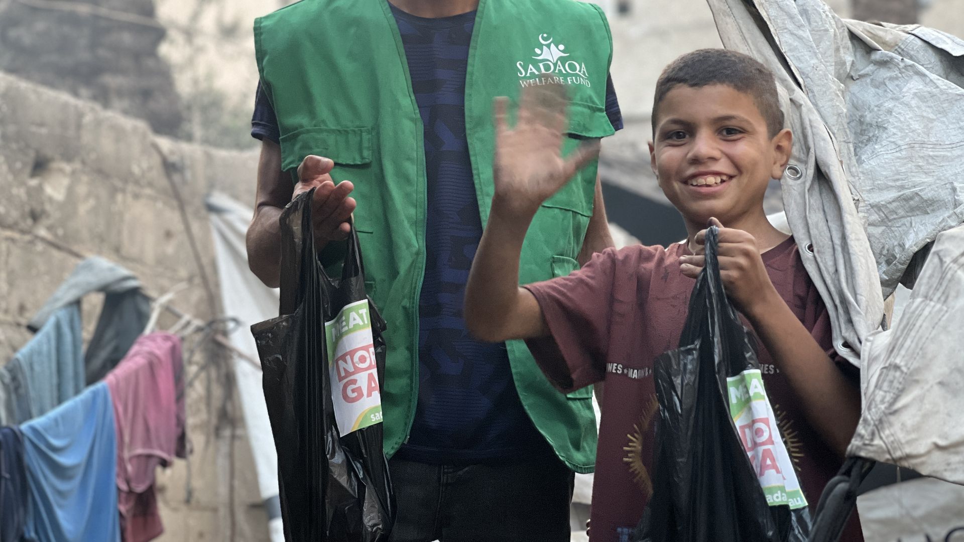 Gaza Meat Distribution 1